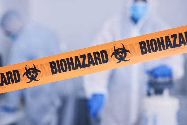 Professional Biohazard technician working in Edmore, MI